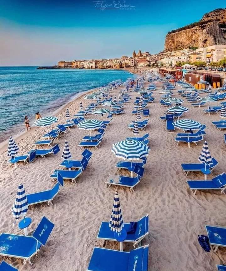 Green Villa Sand Beach Center Close Sea Veiw Cefalù Kültér fotó